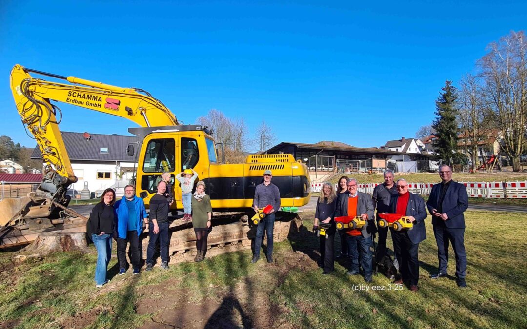 Beginn der Bauarbeiten zur neuen KiTA Friedrichstal